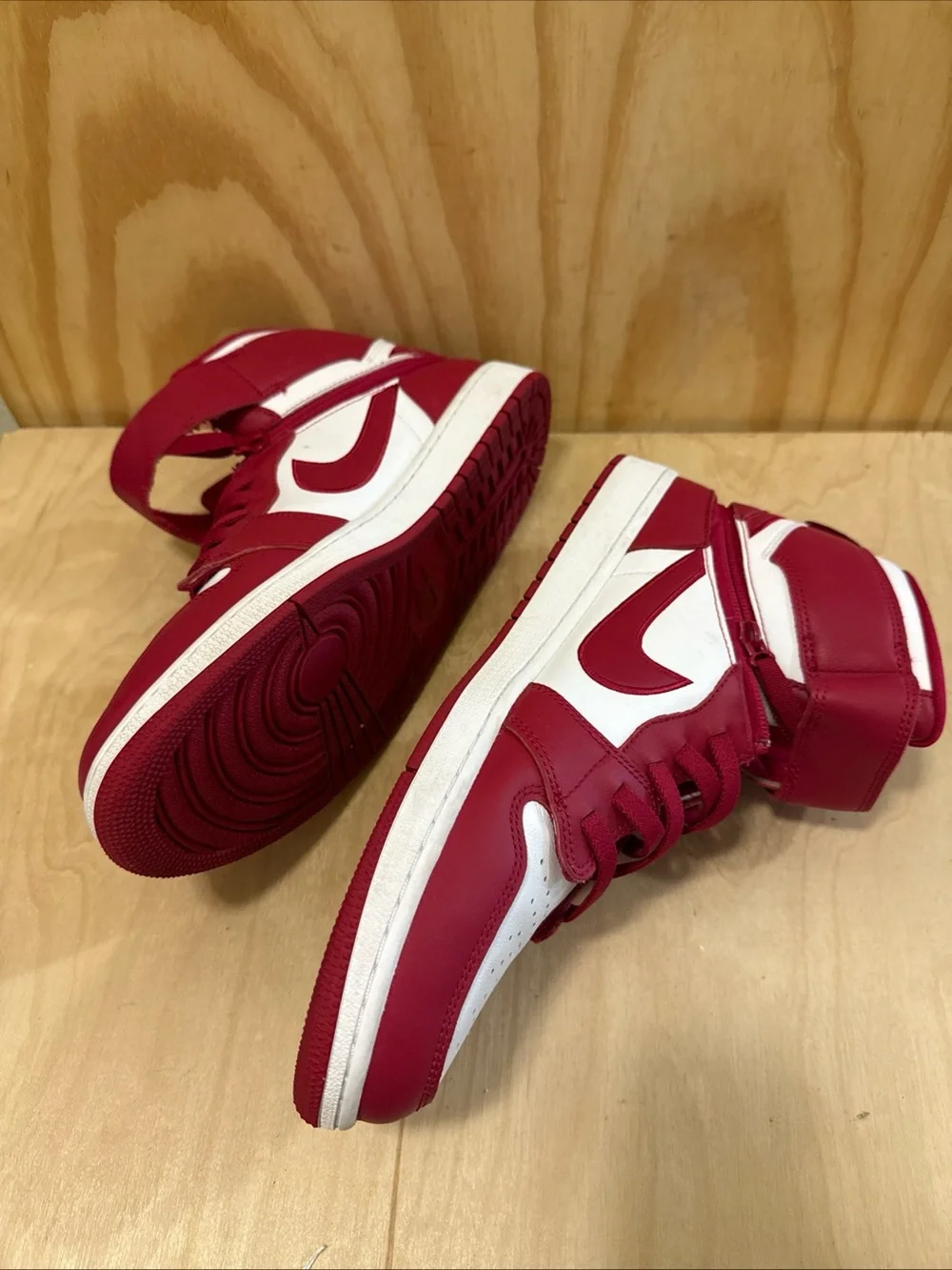 Nike Air Jordan 1 Hi FlyEase Cardinal Red  CQ3835-601 Size 14 (100% Authentic!)